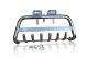 Bull Bar + Rectangle Spots For Vauxhall Opel Vivaro 2002 - 2014 Detachable Logo Centre Plate