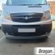 Front Spoiler Bar For Vauxhall / Opel Vivaro 2002 - 2014 BLACK