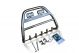 Bull Bar + Rectangle Spots For Isuzu D-Max 2012 - 2016 Detachable Logo Centre Plate - Type B