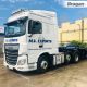 Roof Bar + Jumbo LED Spots + Clear Lens Beacons For DAF XF 106 2013+ Space Truck