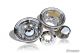 22.5'' Universal Rear Wheel Sleeves 295/80 - 280mm + Cones + 32mm Nut Covers
