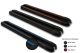 Black Aluminium Running Boards MY3 For Ford Transit Tourneo Custom LWB Crew Cab Minibus 2018-2023