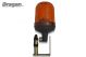 12v 24v Amber LED Strobe Light Flashing Rotating Beacon + Mounting Bracket Truck