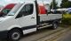 Black Side Bars + White LEDs For MAN TGE SWB 2017+ Chassis Cab