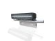 Silver Aluminium Number Plate Bar + 17