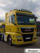 Roof Bar + Jumbo Spots + LEDs + Clear Lens Beacons + Air Horns + Clamps For MAN TGX 2015-2023 Euro6 XLX Cab - BLACK