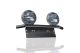 Black Aluminium Number Plate Bar + Chrome Spot Lights For Citroen Berlingo 2019+
