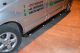 Black Side Bars + White LEDs For Renault Trafic SWB 2002 - 2014