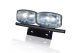Black Aluminium Number Plate Light Bar + Jumbo Spot Lamps For Kia Sorento 2015-2020