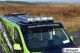 Roof Bar B + Jumbo LED Spots for Mercedes Vito / Viano 2014+ Front Low - BLACK