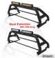 Black Roll Bar + LEDs + Brake Light + LED Bars For Fiat Fullback 2016 - 2019