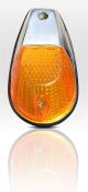 12v24v Amber Corner Chrome LED Light For Truck Trailer Van Bus 4x4 Pickup SUV