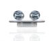 Number Plate Bar + Chrome Spots For Ford Transit Tourneo Custom 2018-2023