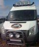 Black Roof Bar C + LEDs For Renault Master Medium 2024+ High Front