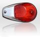 12v 24v Red Corner Chrome LED Light For Truck Trailer Van Bus 4x4 Pickup SUV Car