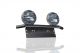 Black Number Plate Bar + Chrome Spot Lamps For Vauxhall Opel Movano 2021+