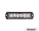 12V - 24V LED Amber Warning Strobe Light + 6 LED 3W For Universal Car