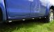 Black Side Bars + White LEDs For Nissan Navara D22 1997-2005