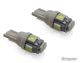 2x 12v/24v T10 W5W 501 Capless Wedge 5 SMD 5050 LED Park Light Bulbs ICE White