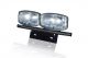 Black Number Plate Bar + Jumbo Spot Light For Renault Trafic 2014 - 2022
