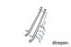 Chrome Stainless Steel Side Bars For Peugeot Partner Rifter 2019+ - CURVED Type B