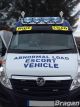 Roof Bar B1 + LED Spots for Vauxhall Opel Movano 2003 - 2010 Front Medium High