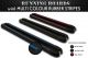 Black Running Boards MY3 For Ford Transit MK8 SWB 2014 - 2021