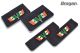 Front and Rear Mud Flaps Embossed UV Rubber Ireland Flag 4pc