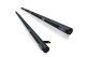 Black Side Bars + Amber LEDs For Ford Transit MK6 MWB 2000 - 2006