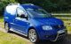 Chrome Stainless Steel Side Bars + Amber LEDs For Volkswagen Caddy Maxi 2004 - 2010