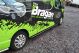 Side Bars For Volkswagen Transporter T6 / Caravelle LWB 2015 - 2022 CURVED - BLACK