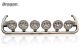 To Fit Scania P, G, R, 6 Series 2009+ Topline Roof Bar + Flush LEDs + 9" Round Spots x6 + Clear Beacon x2