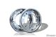2x 19.5" Universal Super Singles Wheel Trims Covers - Offset 0mm