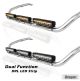 Roof Bar + Flush LEDs + 17" Night Blazer LED Spot Bars x3 For MAN TGX Pre 2015 XL / Standard Cab