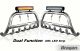 Bull Bar + 17" Night Blazer Dual Row LED Light Bar For Vauxhall / Opel Combo E 2019+ Detachable Name Plate