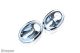 To Fit 2013 - 2018 Ford Transit / Tourneo Custom Chrome Fog Lamp Cover