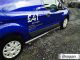 To Fit 2014+ Ford Transit / Tourneo Connect LWB Black Side Bars + Flush LEDs x10