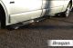 Side Bars - BLACK + Step Pads + White LEDs x10 For Renault Trafic SWB 2002 - 2014