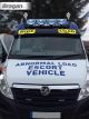 Roof Bar + Clamps + Spots For Vauxhall Opel Movano 2003 - 2010 - BLACK