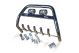 Bull Bar + Spots x2 For Volkswagen Transporter T5 2010 - 2015 Abar - Detachable