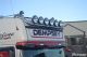 To Fit Iveco Stralis Cube Hiway Active Space Time Roof Bar + Flush LED + Round Spot Lamps