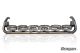 To Fit Scania 4 Series Topline Cab Stainless Roof Light Bar + Flush LEDs + Jumbo Spots x6 + Clear Lens Beacon x2