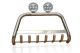 Bull Bar / Abar + 7" Round LED Spot Lamps For Peugeot Expert 2007 - 2016