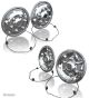 17.5" Universal Bus Coach DAF Mercedes MAN Iveco Renault Truck Stainless Steel Wheel Trims