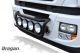 Grill Light Bar Type D - BLACK + Step Pad + Side LEDs For Foden Alpha (Same as DAF CF)