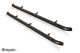 Black Stainless Steel Side Bars Curved For Nissan Navara D23 NP300 2016+