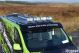 Roof Bar+ Jumbo Spot Lamps + Clamps For Renault Trafic 2002-2014 Steel Light Bar