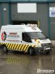 Roof Bar + Jumbo Spot Lamps + LEDs For Ford Transit MK7 2007 - 2014 Light Bar