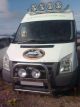To Fit 2007 - 2014 Ford Transit MK7 Bull Bar + Spot Lamps