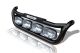 Grill Light Bar C + Step Pad + Amber Side LEDs For Volvo FM4 2013+ - BLACK